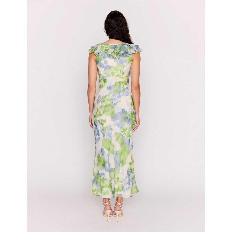 MINKPINK Carrie Ruffled Midi Dress image number 1